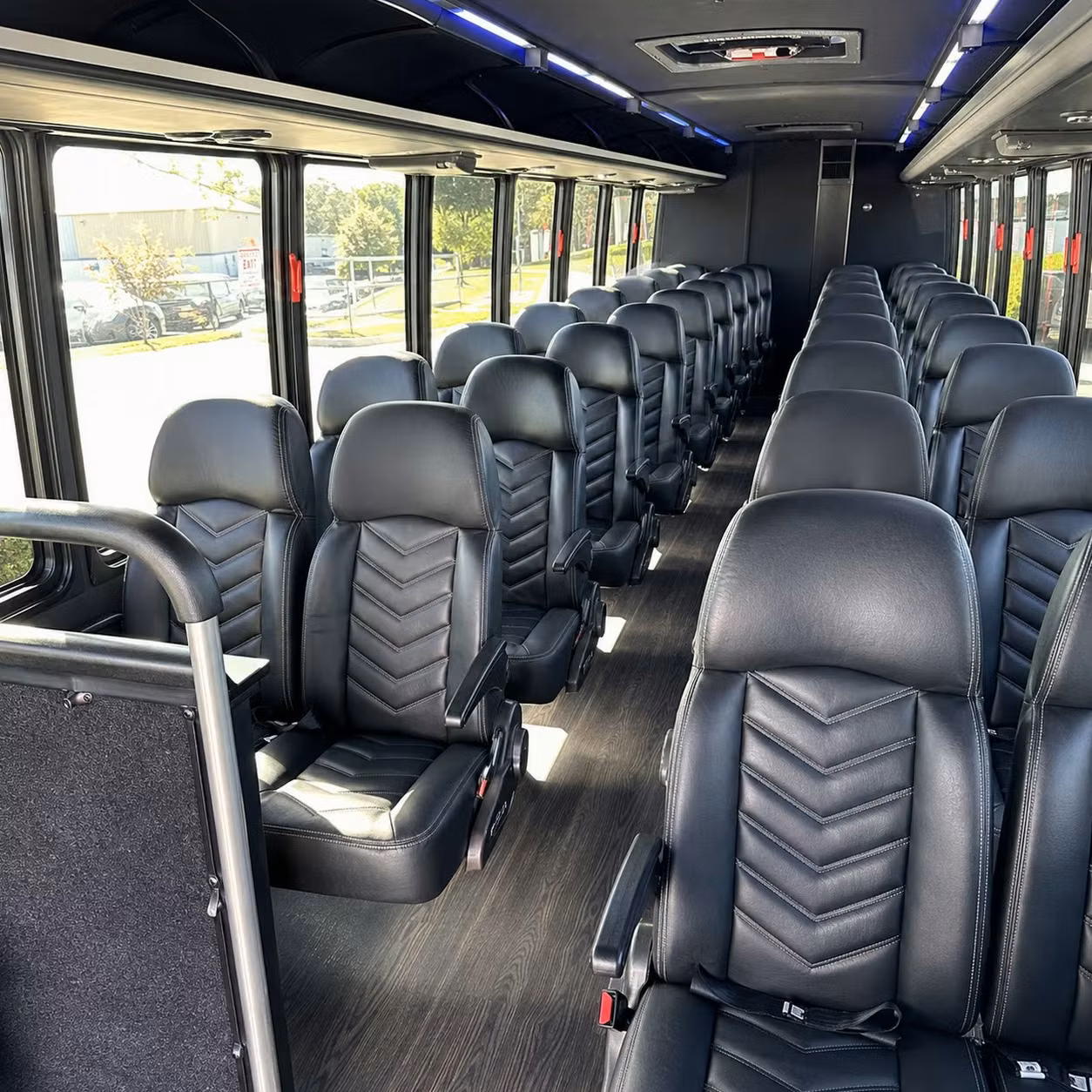 35 passenger minibus inside