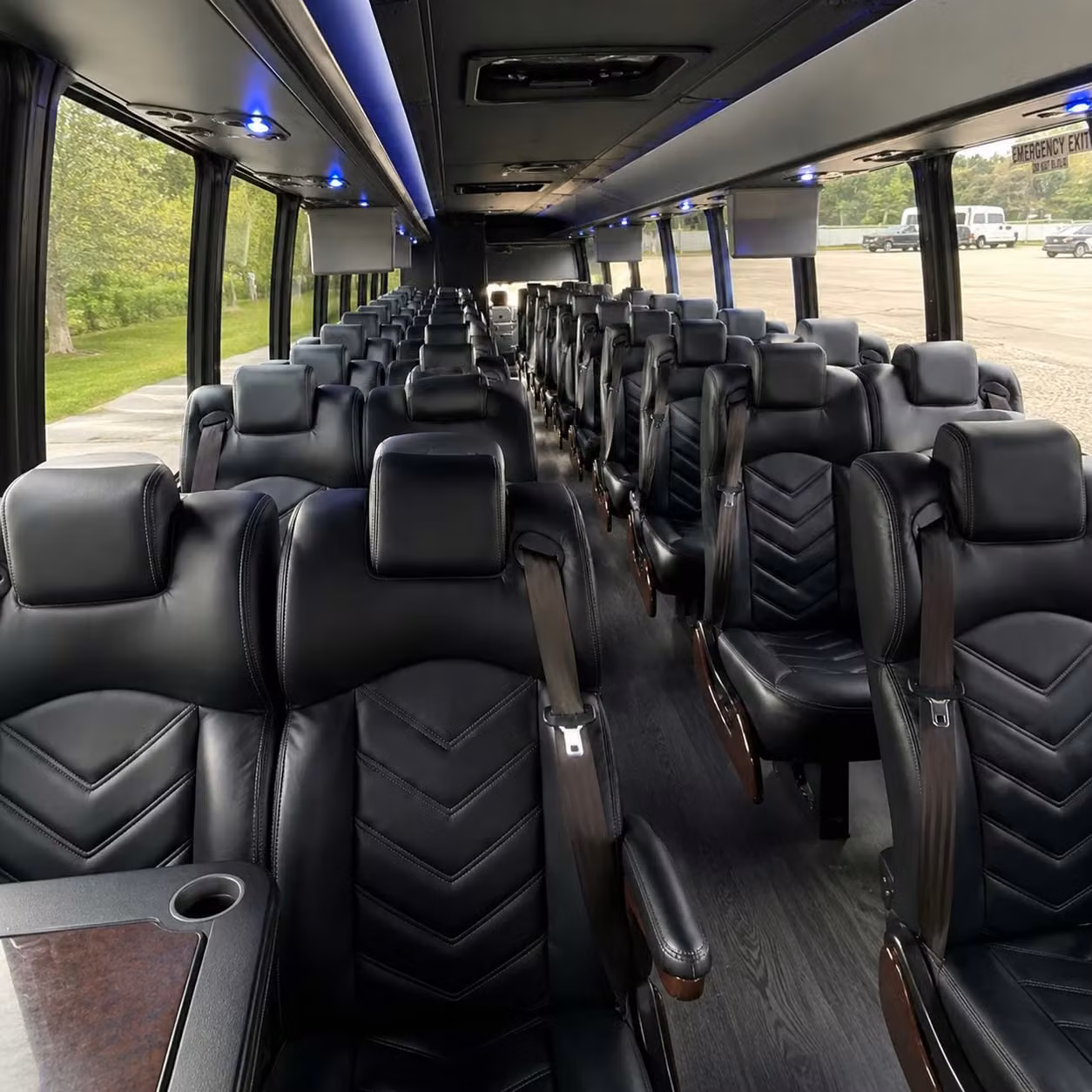 35 passenger minibus interior