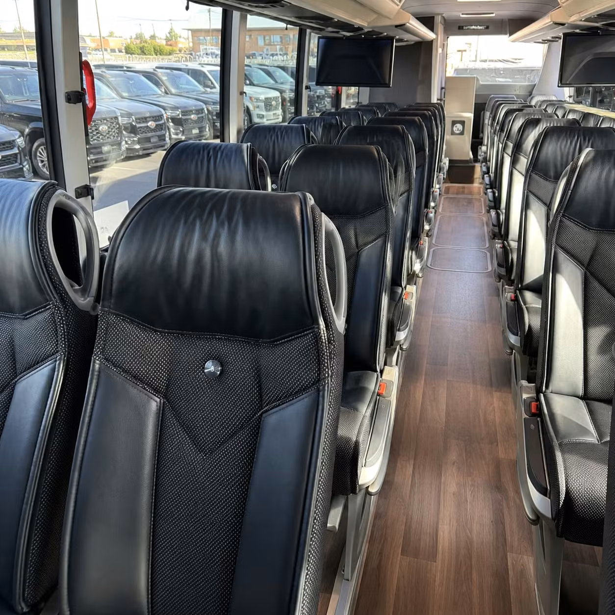 daly city charter bus interior